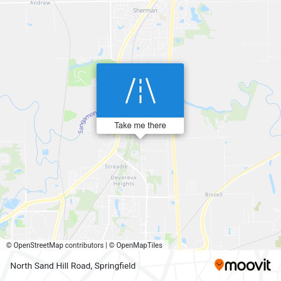 Mapa de North Sand Hill Road