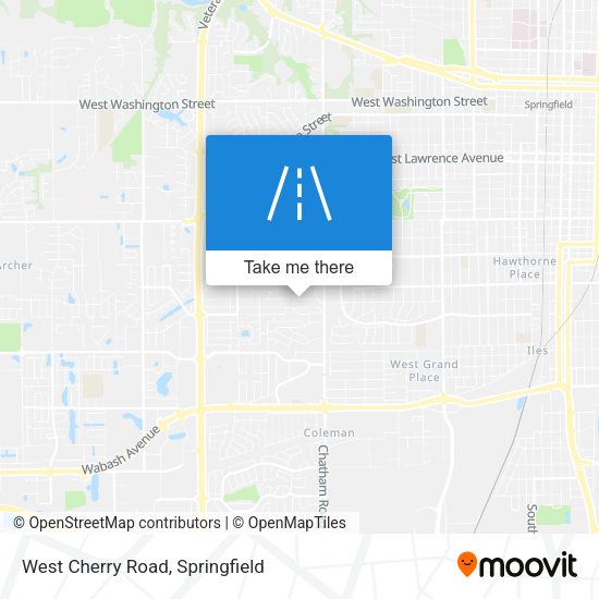 Mapa de West Cherry Road