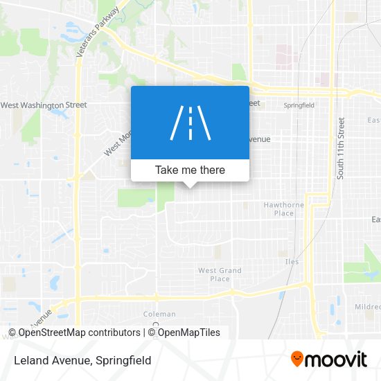 Mapa de Leland Avenue
