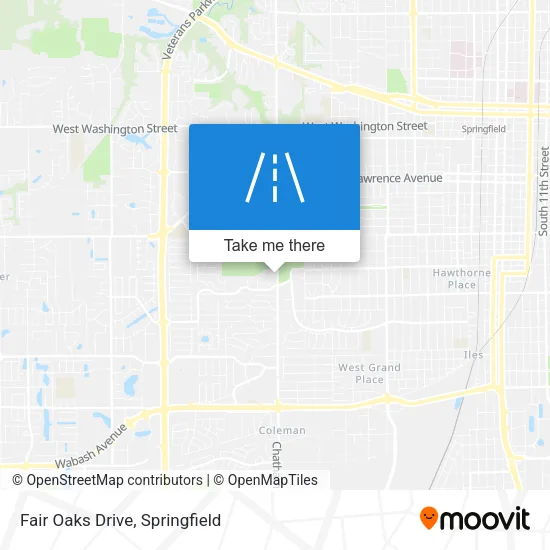 Fair Oaks Drive map