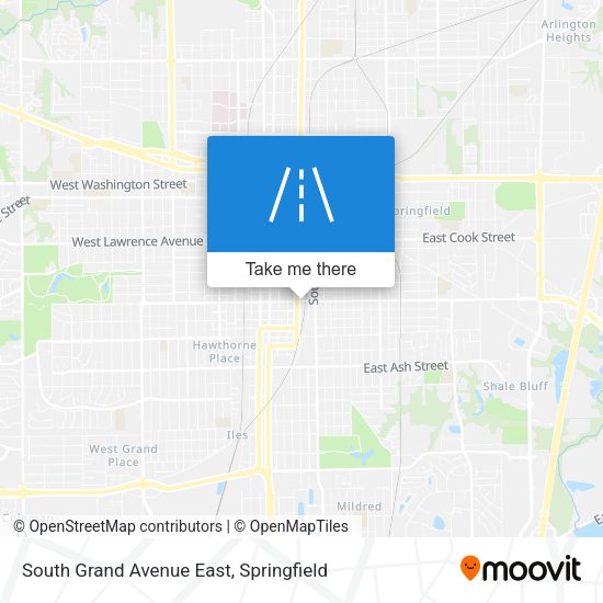 Mapa de South Grand Avenue East