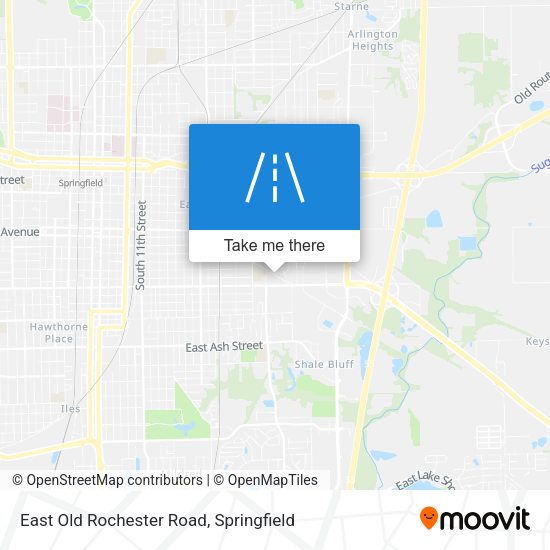 Mapa de East Old Rochester Road