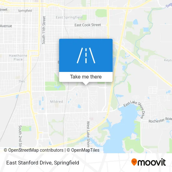 East Stanford Drive map