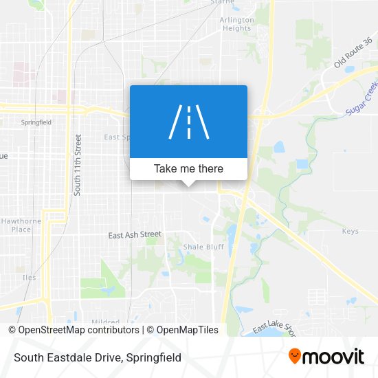 South Eastdale Drive map