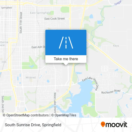 South Sunrise Drive map