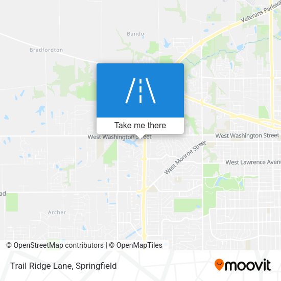 Mapa de Trail Ridge Lane