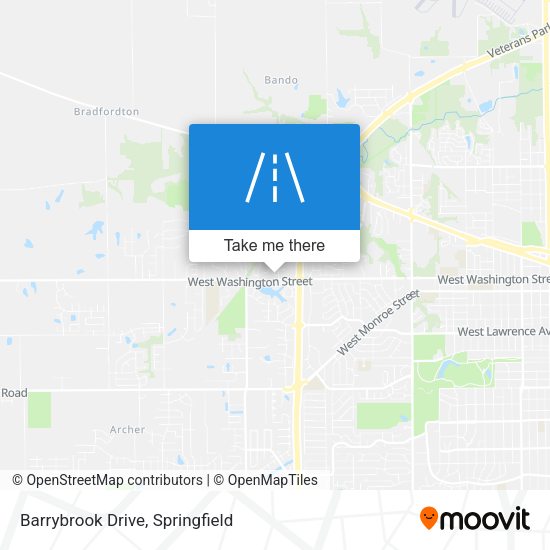 Barrybrook Drive map