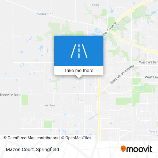 Mapa de Mazon Court