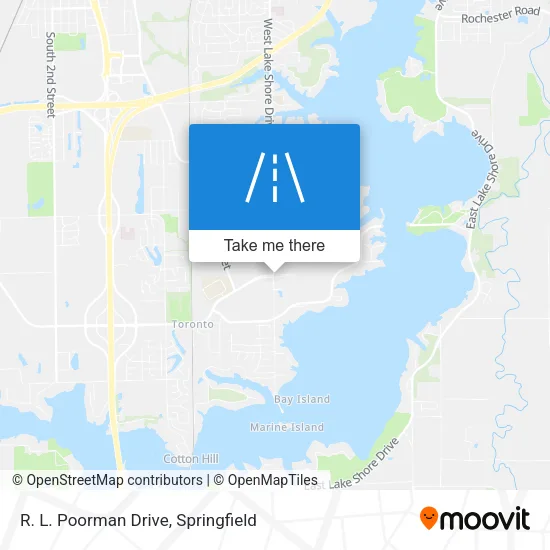 R. L. Poorman Drive map