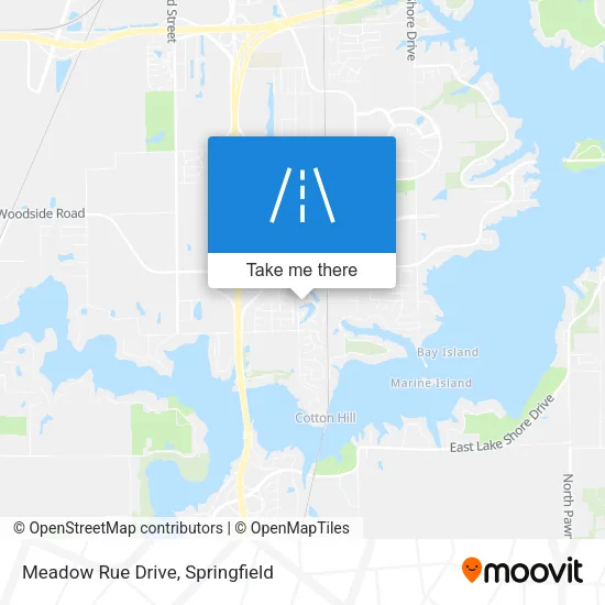 Meadow Rue Drive map