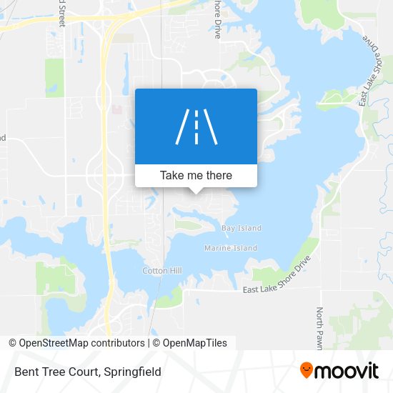 Bent Tree Court map