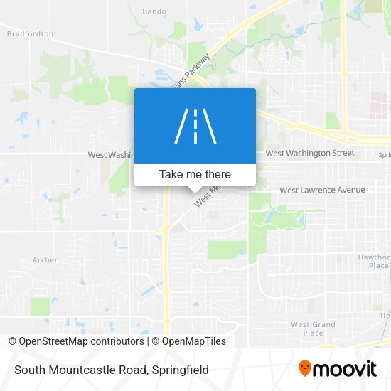 Mapa de South Mountcastle Road