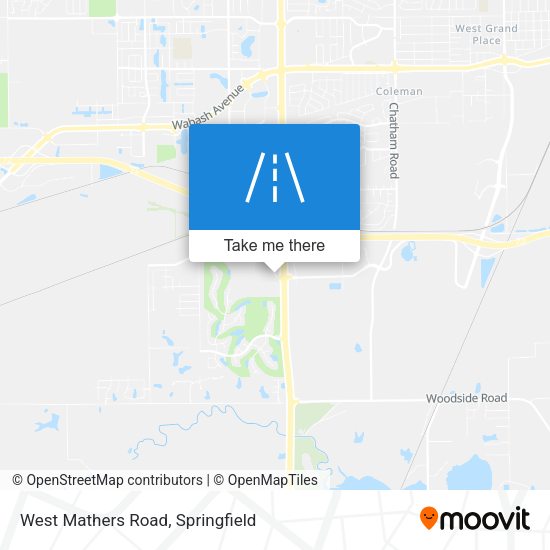 West Mathers Road map