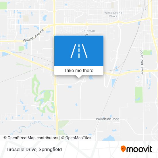 Tiroselle Drive map
