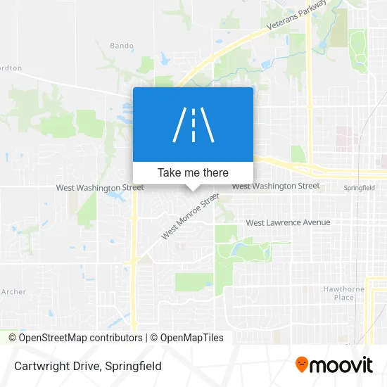 Cartwright Drive map
