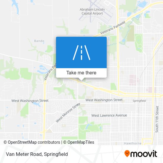 Van Meter Road map