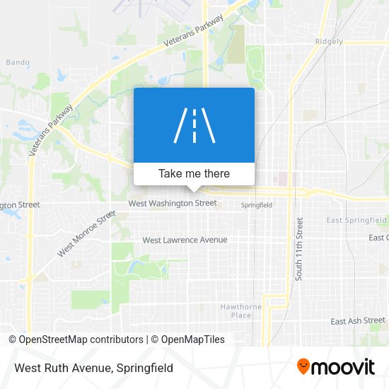 Mapa de West Ruth Avenue