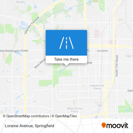 Loraine Avenue map
