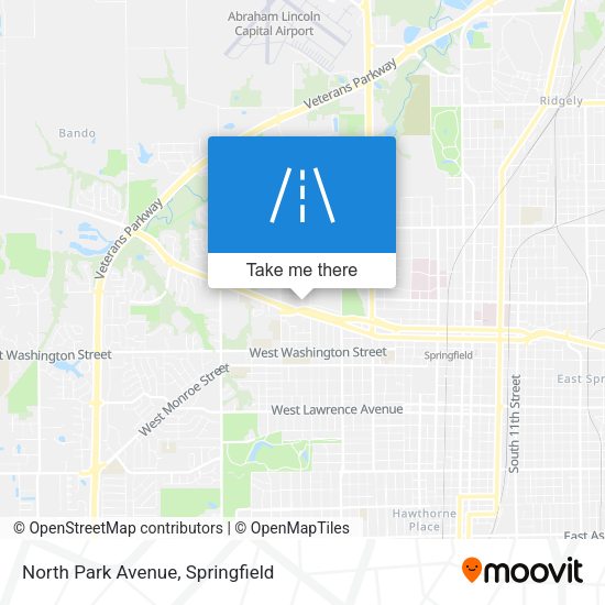 North Park Avenue map