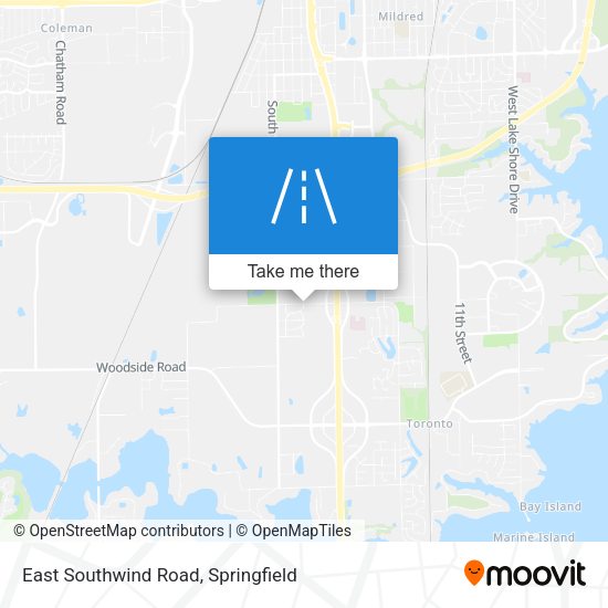 East Southwind Road map