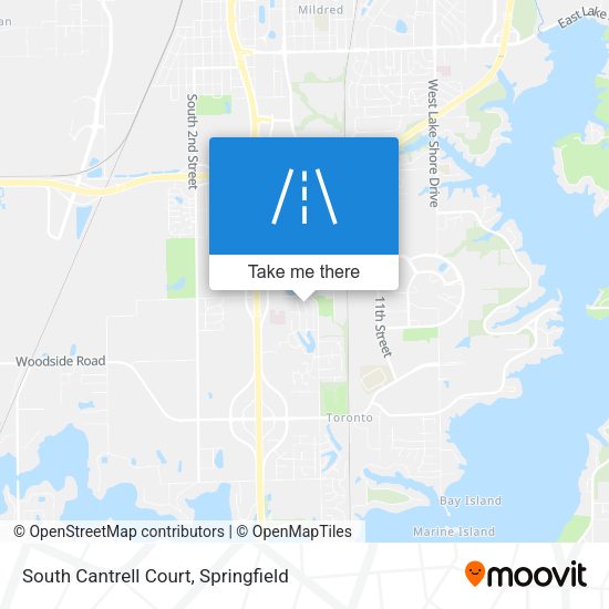 South Cantrell Court map