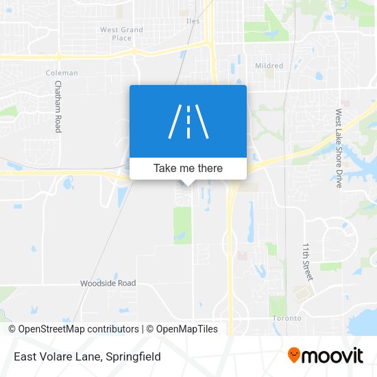 East Volare Lane map