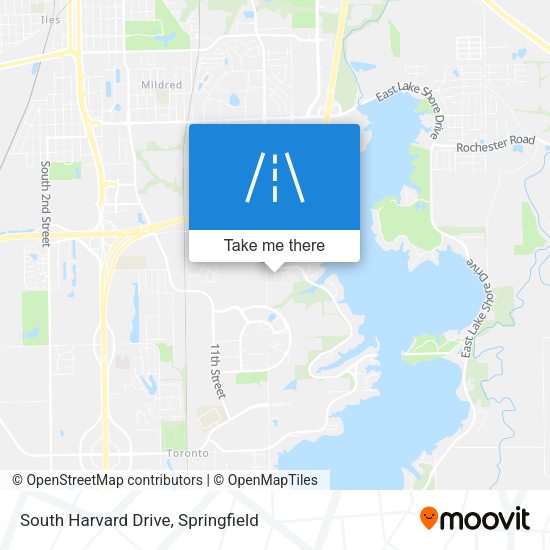 Mapa de South Harvard Drive