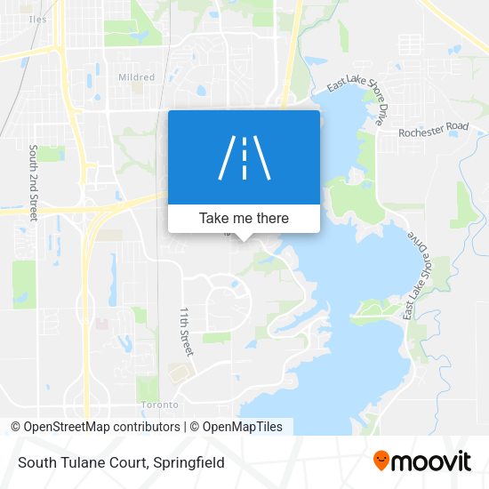 South Tulane Court map