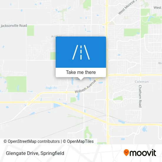 Mapa de Glengate Drive