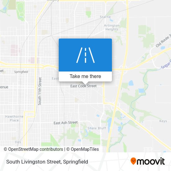 Mapa de South Livingston Street