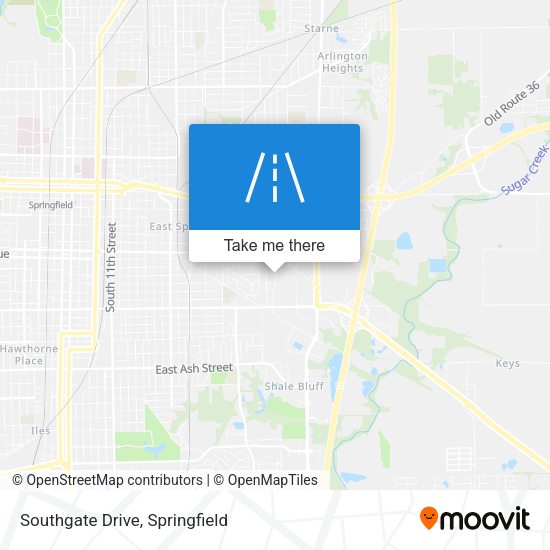 Mapa de Southgate Drive