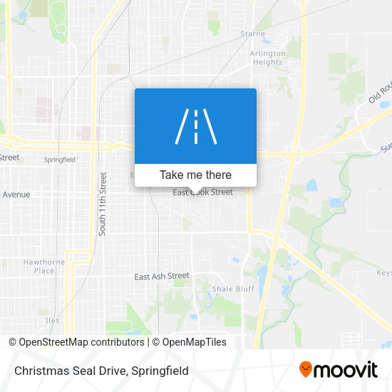 Christmas Seal Drive map