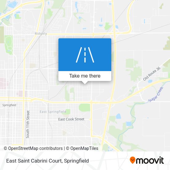 Mapa de East Saint Cabrini Court