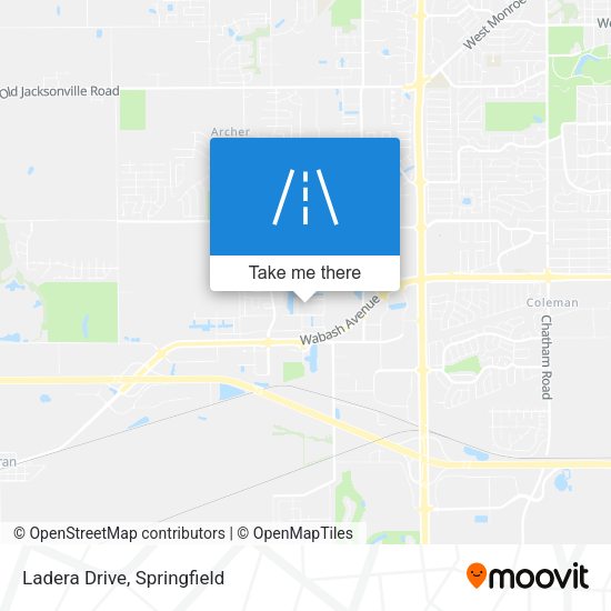 Ladera Drive map