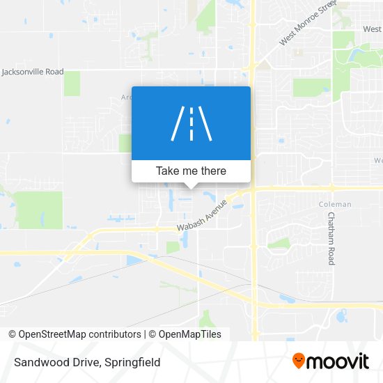 Sandwood Drive map