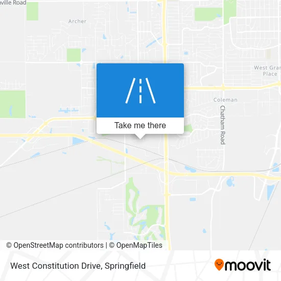 West Constitution Drive map