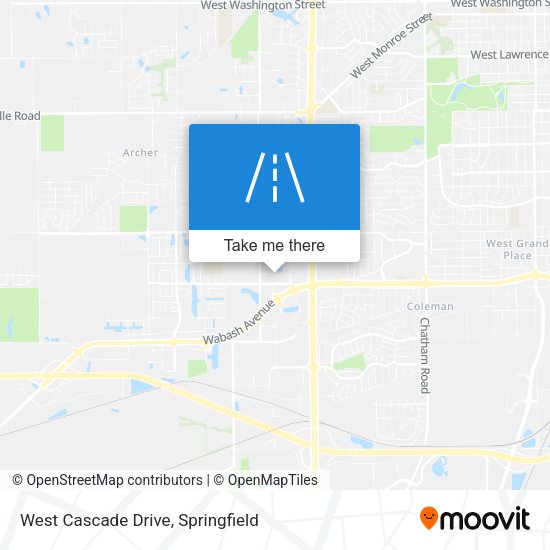 Mapa de West Cascade Drive
