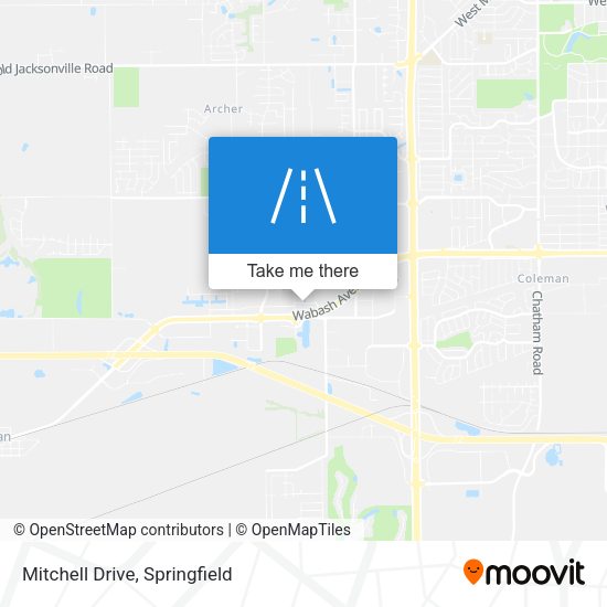 Mitchell Drive map