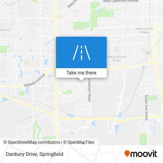Mapa de Danbury Drive