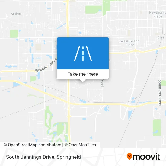 South Jennings Drive map