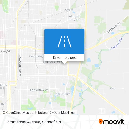 Mapa de Commercial Avenue