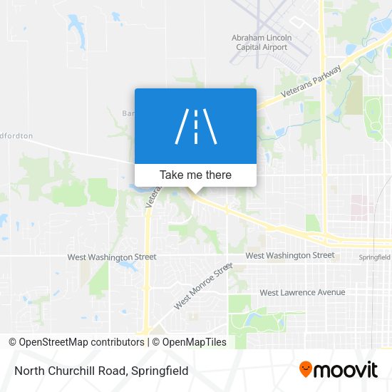 North Churchill Road map