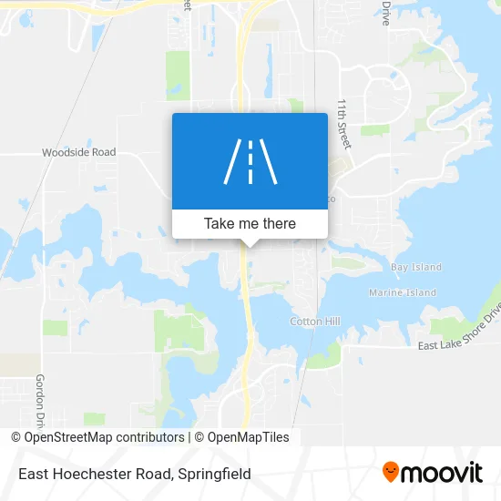 Mapa de East Hoechester Road