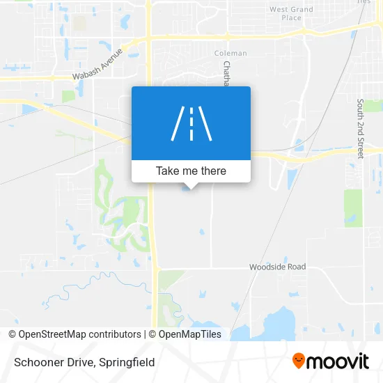 Schooner Drive map