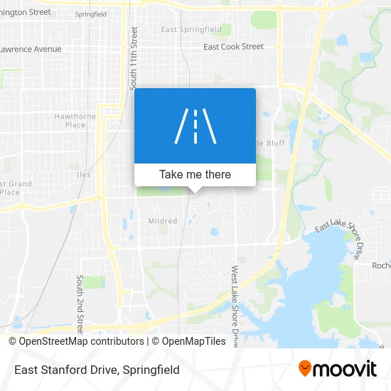 East Stanford Drive map