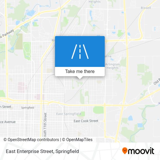 Mapa de East Enterprise Street