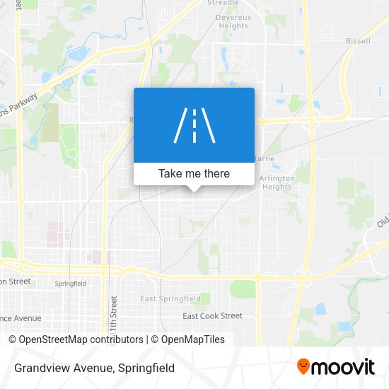 Grandview Avenue map