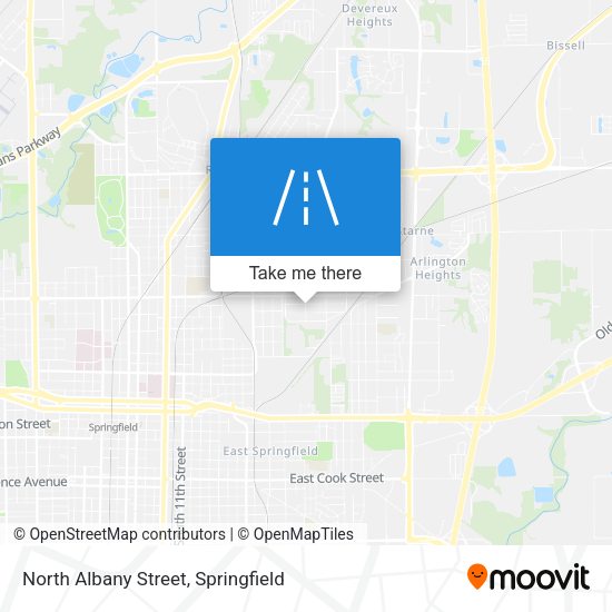 North Albany Street map