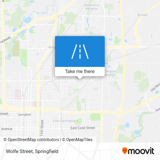 Wolfe Street map