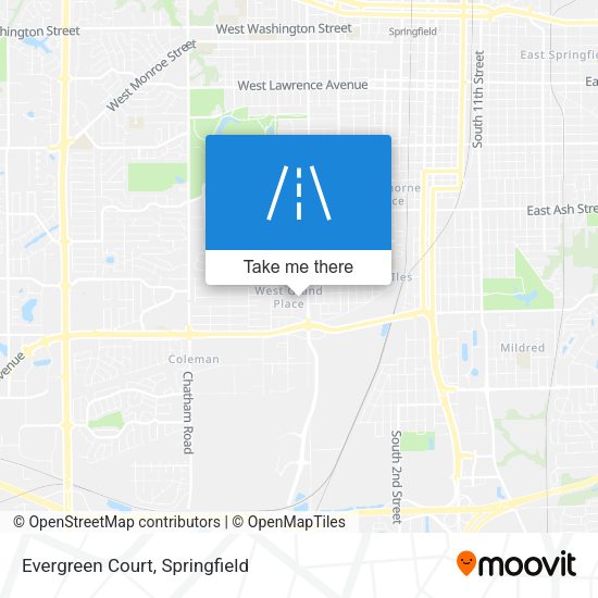 Evergreen Court map